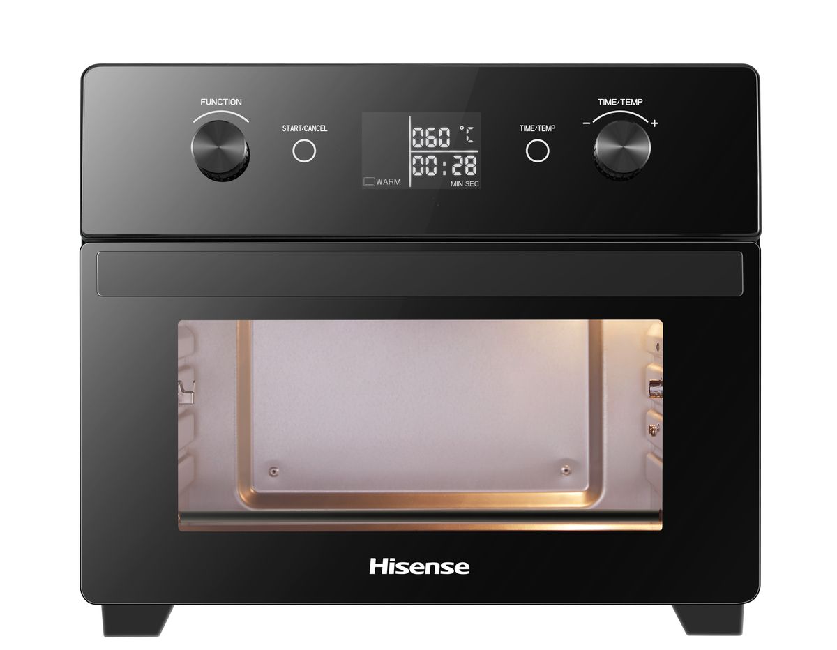 Hisense 20L Multifunction Airfryer Toaster Oven - Black